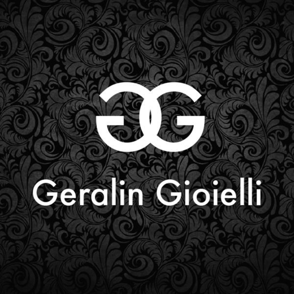 Geralin Gioielli Damen Ohrringe in eleganter Tropfenform Gold Weiß