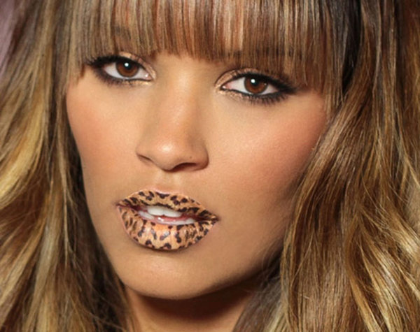 Lippen Tattoo Aufkleber Sticker dermatologisch getestet Gepard Geralin Gioielli